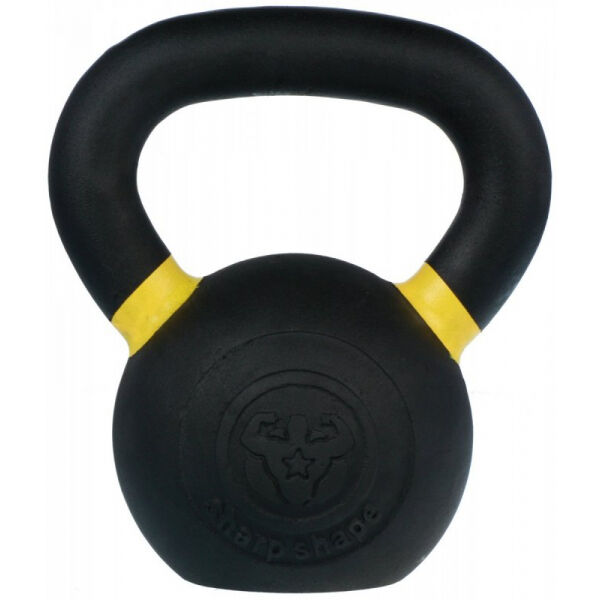 SHARP SHAPE KETTLEBELL 12KG Černá  - Kettlebell SHARP SHAPE