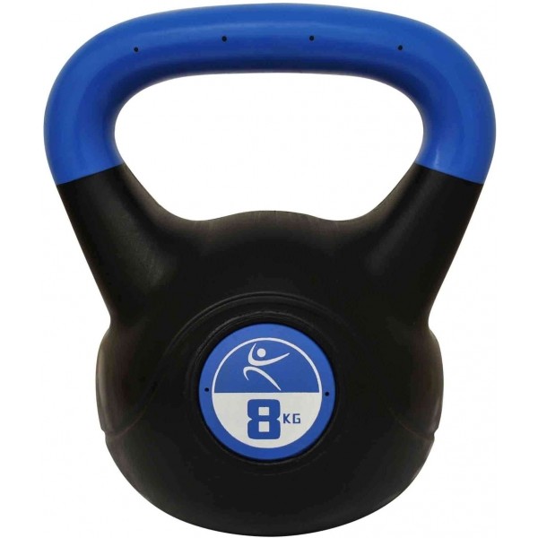 SPORT TEAM LIFEFIT KETTLEBELL VINYL 8KG modrá 8 KG - Jednoruční činka SPORT TEAM