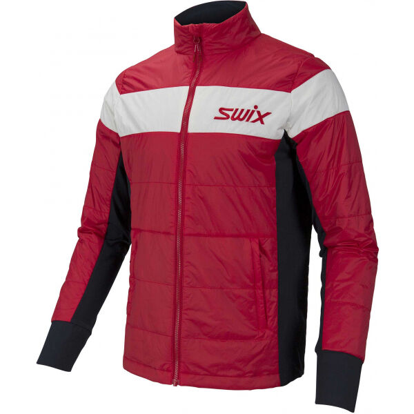 Swix SURMOUNT PRIMALOFT Vínová XL - Pánská bunda Swix