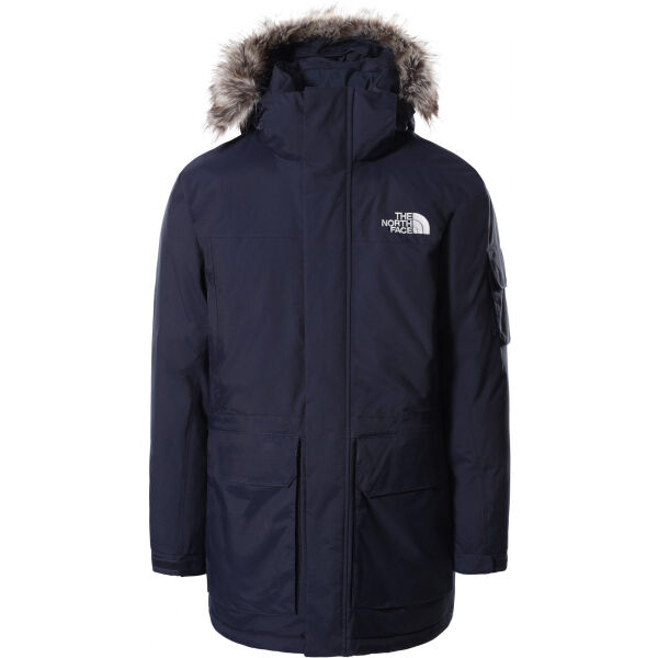 The North Face M RECYCLED MCMURDO Tmavě modrá S - Pánská péřová bunda The North Face