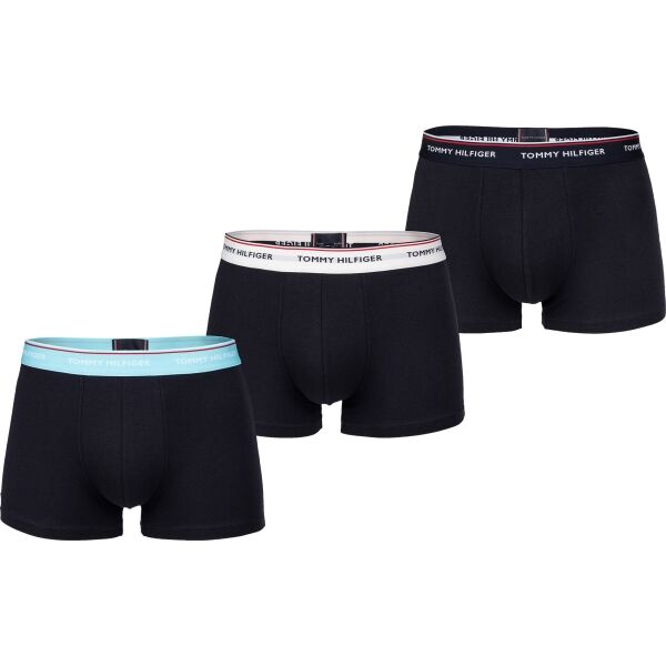 Tommy Hilfiger 3P WB TRUNK Černá M - Pánské boxerky Tommy Hilfiger