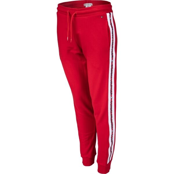 Tommy Hilfiger TRACK PANT Červená XS - Dámské tepláky Tommy Hilfiger