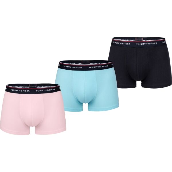 Tommy Hilfiger TRUNK 3 PACK PREMIUM ESSENTIALS Černá S - Pánské boxerky Tommy Hilfiger