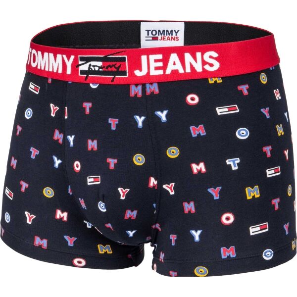 Tommy Hilfiger TRUNK PRINT Tmavě modrá S - Pánské boxerky Tommy Hilfiger