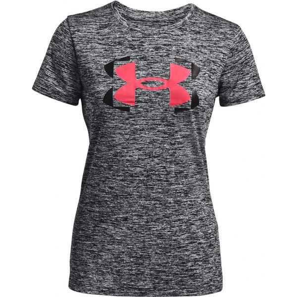 Under Armour TECH TWIST GRAPHIC SSC Tmavě šedá XS - Dámské triko Under Armour