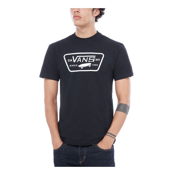 Vans MN FULL PATCH černá L - Pánské tričko Vans