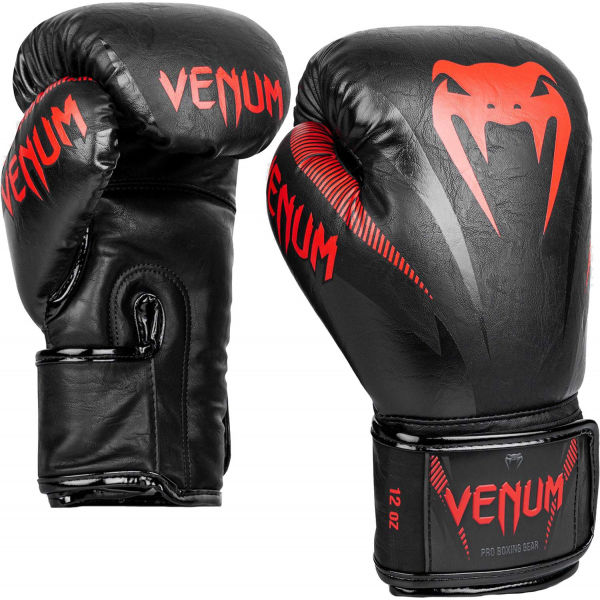 Venum IMPACT BOXING GLOVES Černá 16 - Boxerské rukavice Venum