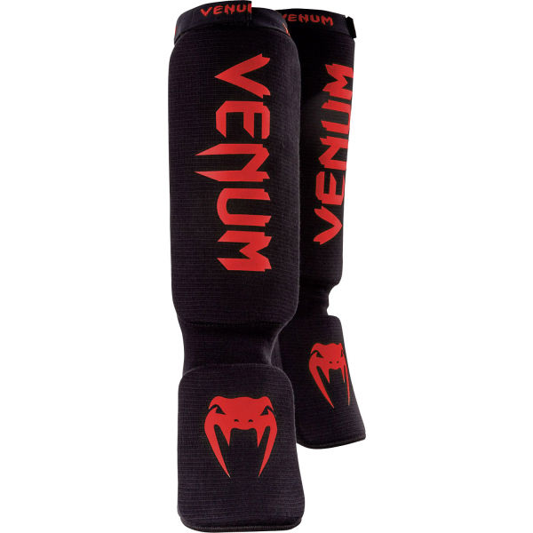 Venum KONTACT SHIN GUARDS Černá OS - Chrániče holení Venum