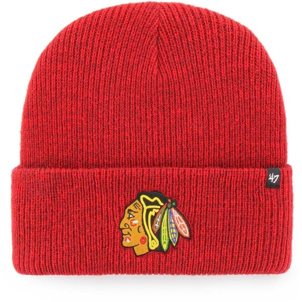 47 NHL Chicago Blackhawks Brain Freeze CUFF KNIT červená UNI - Zimní čepice 47