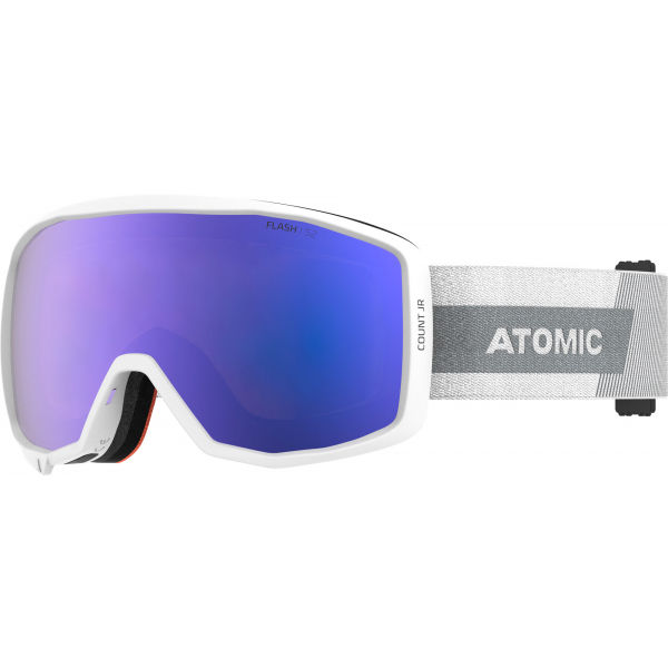 Atomic COUNT JR SPHERICAL Bílá UNI - Juniorské lyžařské brýle Atomic