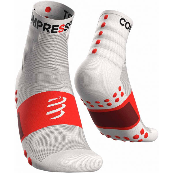 Compressport TRAINING SOCKS 2-PACK bílá T2 - Sportovní ponožky Compressport