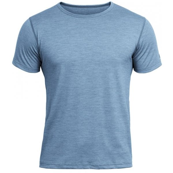 Devold BREEZE T-SHIRT M modrá XXL - Pánské vlněné triko Devold