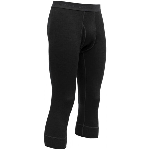 Devold EXPEDITION MAN 3/4 LONG JOHNS W/FLY Černá 2XL - Pánské 3/4 podvlíkačky Devold