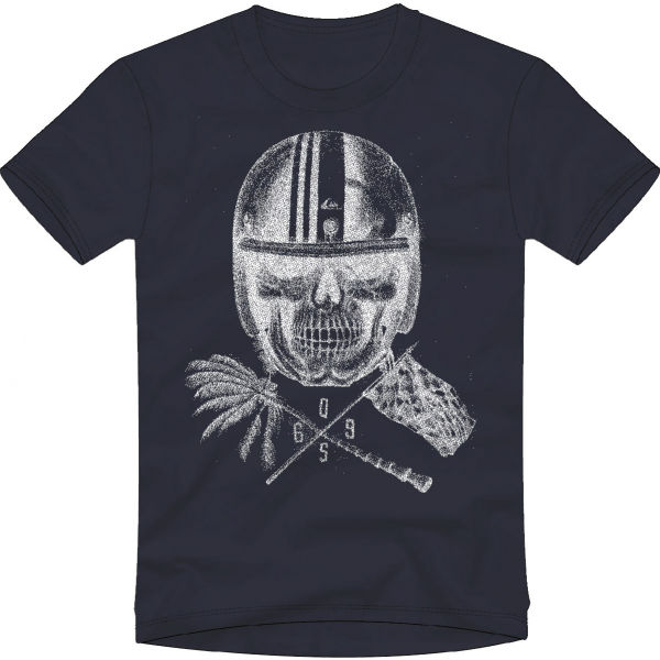 Quiksilver OPEN FACE SS Černá S - Pánské triko Quiksilver