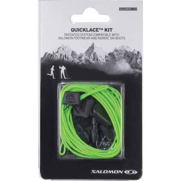 Salomon QUICKLACE KIT Reflexní neon  - Kevlarové šněrování Salomon