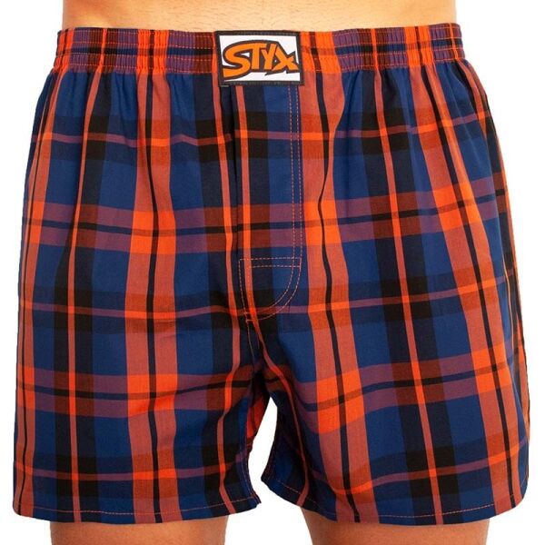 Styx MEN'S BOXERS SHORTS CLASSIC RUBBER Tmavě modrá S - Pánské trenky Styx