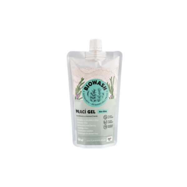 Bio Wash Prací gel na vlnu s rozmarýnem a lanolínem 250 ml Prací gel