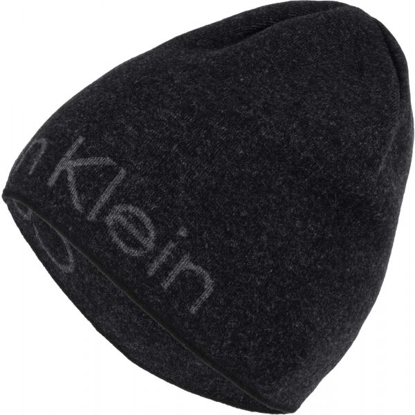 Calvin Klein DRY BRANDING RIB BEANIE Zimní čepice