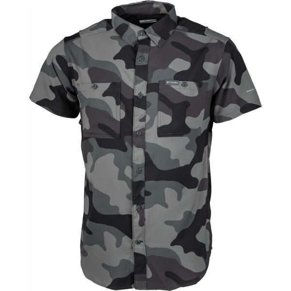 Columbia UNTILIZER PRINTED WOVEN SHORT SLEEVE Pánská funkční košile