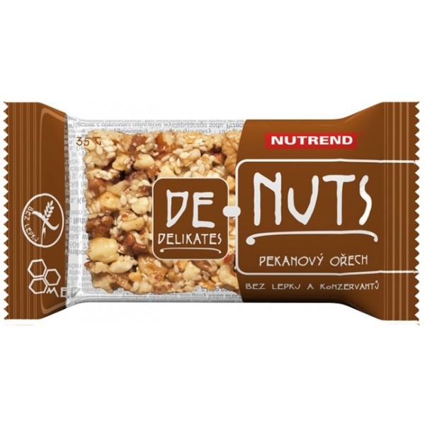 Nutrend DENUTS 35G PEKANOVÝ OŘECH Delikátní tyčinka