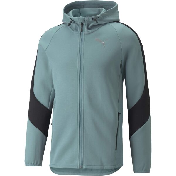 Puma EVOSTRIPE FULL-ZIP HOODIE Pánská sportovní mikina