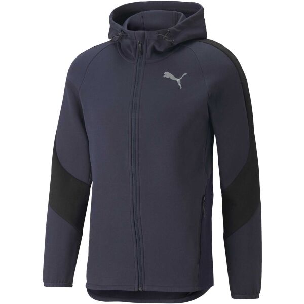 Puma EVOSTRIPE FULL-ZIP HOODIE Pánská sportovní mikina