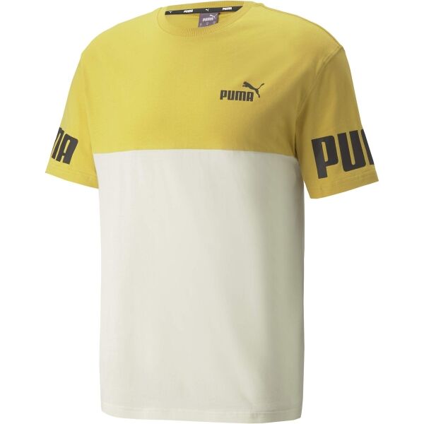 Puma POWER COLORBLOCK TEE Pánské triko