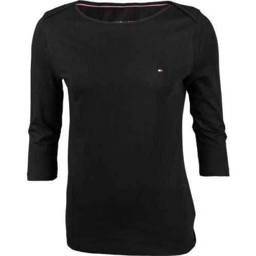 Tommy Hilfiger ORG CO SLIM BOAT-NK TOP 3/4 SLV Dámské triko