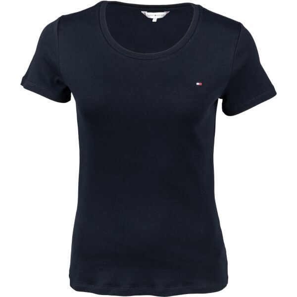 Tommy Hilfiger SLIM ROUND-NK TOP SS Dámské triko