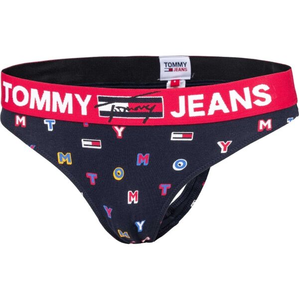 Tommy Hilfiger THONG PRINT Dámská tanga