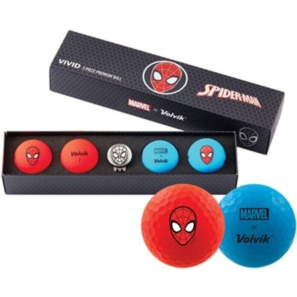 VOLVIK MARVEL SPIDER MAN Sada golfových míčků