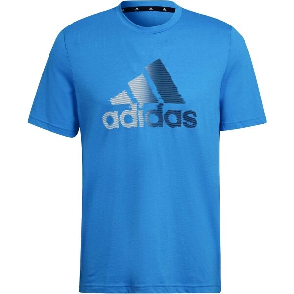 adidas D2M LOGO TEE Pánské sportovní tričko