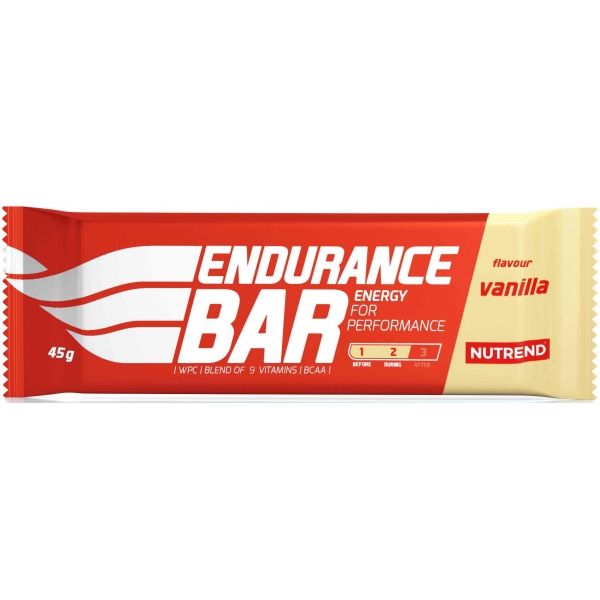 Nutrend ENDURANCE BAR VANILKA 45g Energetická tyčinka