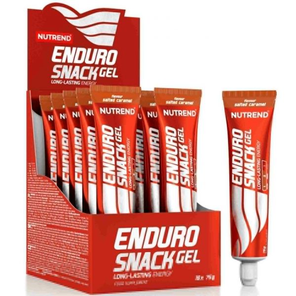 Nutrend ENDUROSNACK 75 G SLANÝ KARAMEL Energetický gel