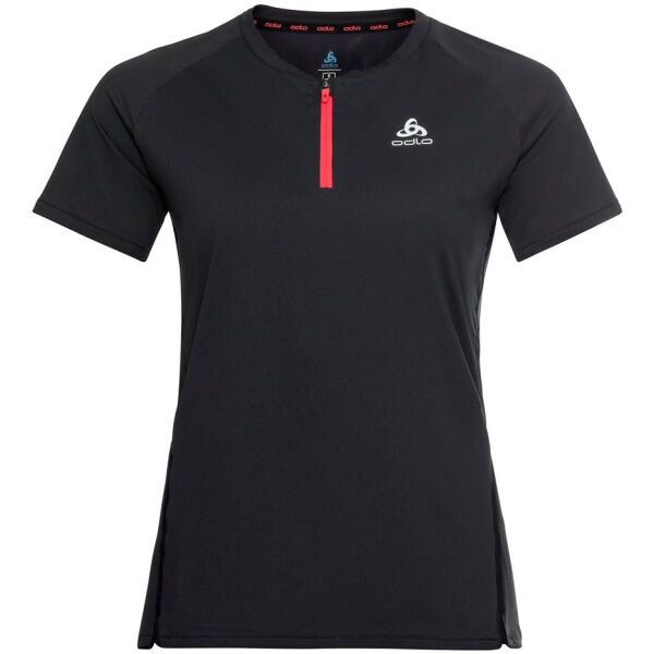 Odlo W AXALP TRAIL T-SHIRT CREW NECK S/S 1/2 ZIP Dámské funkční tričko