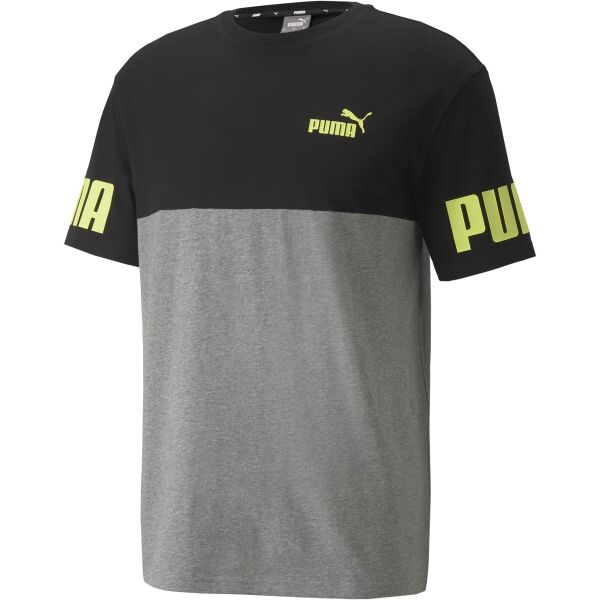 Puma POWER COLORBLOCK TEE Pánské triko