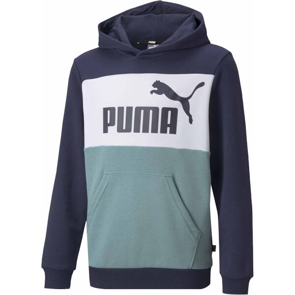 Puma ESS+COLORBLOCK HOODIE TR Chlapecká mikina