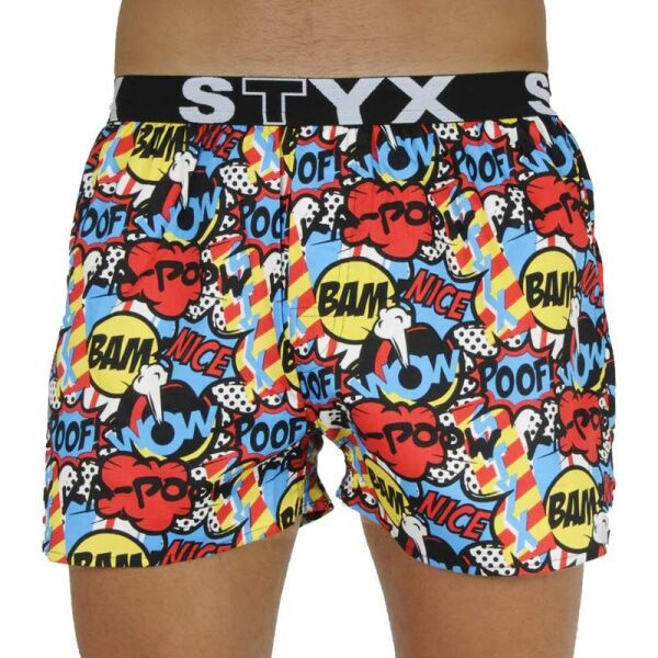 Styx MEN'S BOXERS SHORTS SPORTS RUBBER Pánské trenky