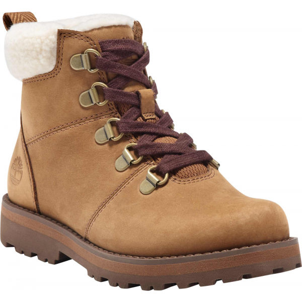 Timberland COURMA KID WL HIKER BRW Dětská zimní obuv