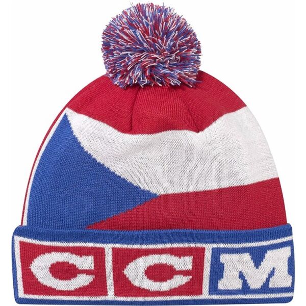 CCM FLAG POM KNIT TEAM CZECH Zimní čepice