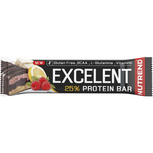 Nutrend EXCELENT CITRÓN+TVAROH+MALINA+BRUSINKY 85g Proteinová tyčinka