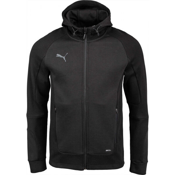 Puma TEAMCUP CASUALS HOODED JACKET Pánská tréninková mikina