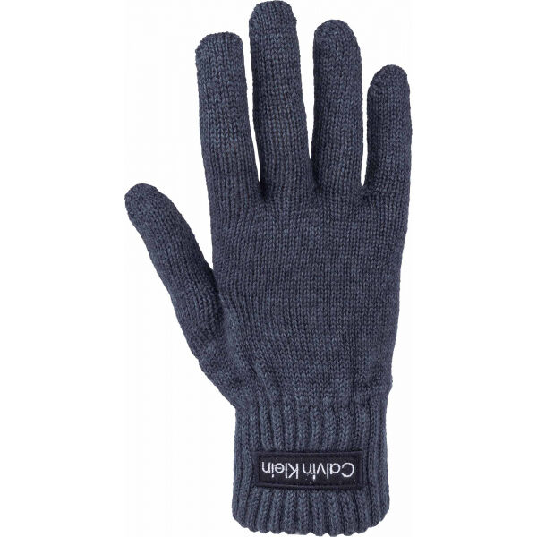 Calvin Klein FELT PATCH KNITTED GLOVES Rukavice