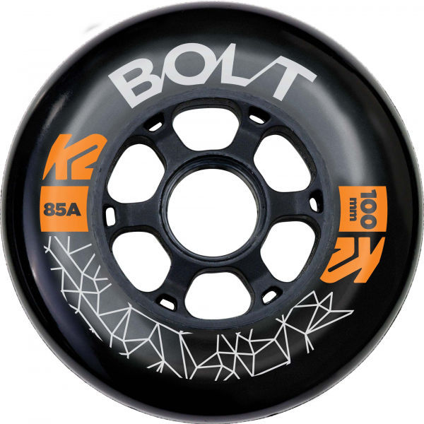 K2 BOLT 100/85A WHEEL 4 PACK BLK Kolečka k in-line bruslím