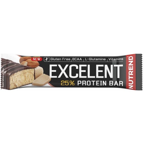 Nutrend EXCELENT MARCIPÁN+MANDLE 2x85G + 1x40g Proteinová tyčinka