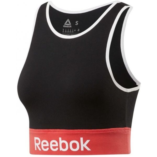 Reebok LINEAR LOGO COTTON BRA Dámská sportovní podprsenka