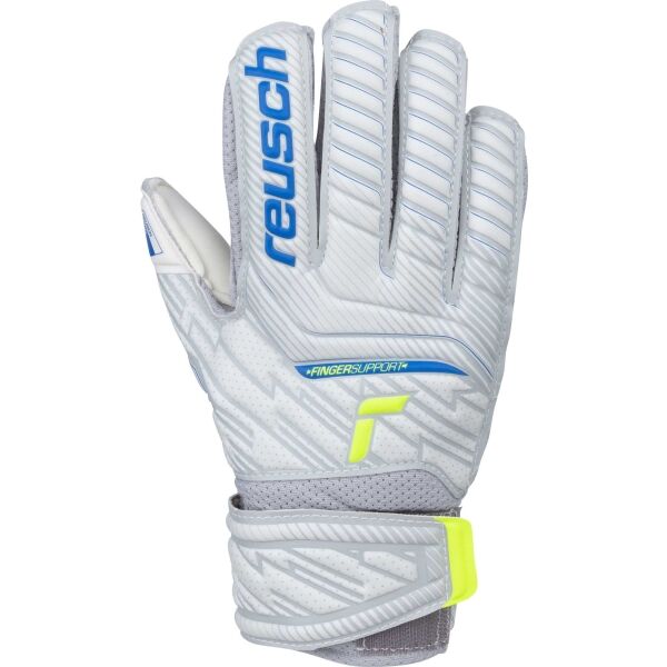 Reusch ATTRAKT GRIP FINGER SUPPORT JUNIOR Dětské brankářské rukavice