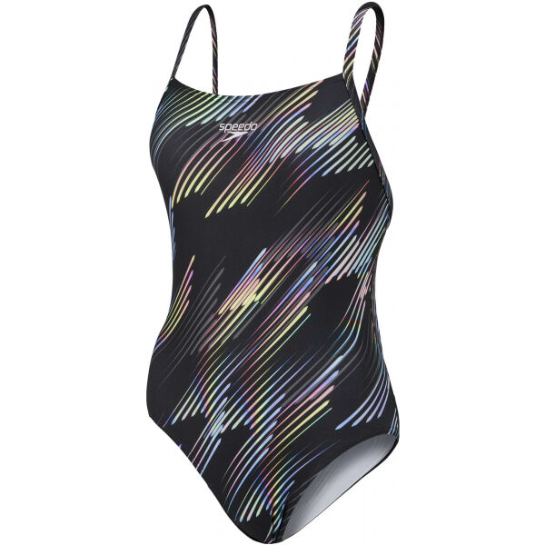 Speedo ALLOVER DIGITAL RIPPLEBACK Dámské plavky