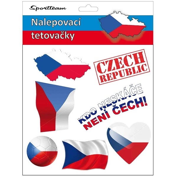 SPORT TEAM TETOVACÍ OBTISKY CR 2 Tetovací obtisky