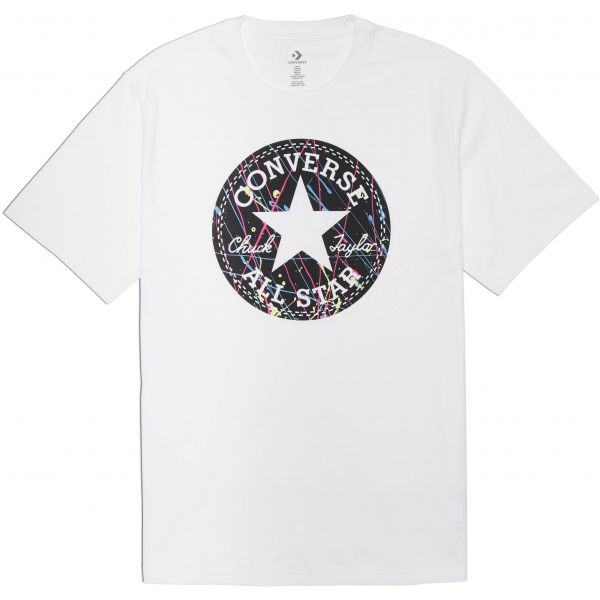 Converse SPLATTER PAINT CHUCK PATCH SHORT SLEEVE TEE Pánské tričko